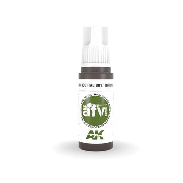 AK Interactive AK11330 RAL 8017 Rotbraun Acrylic Paint 17ml 3rd Generation